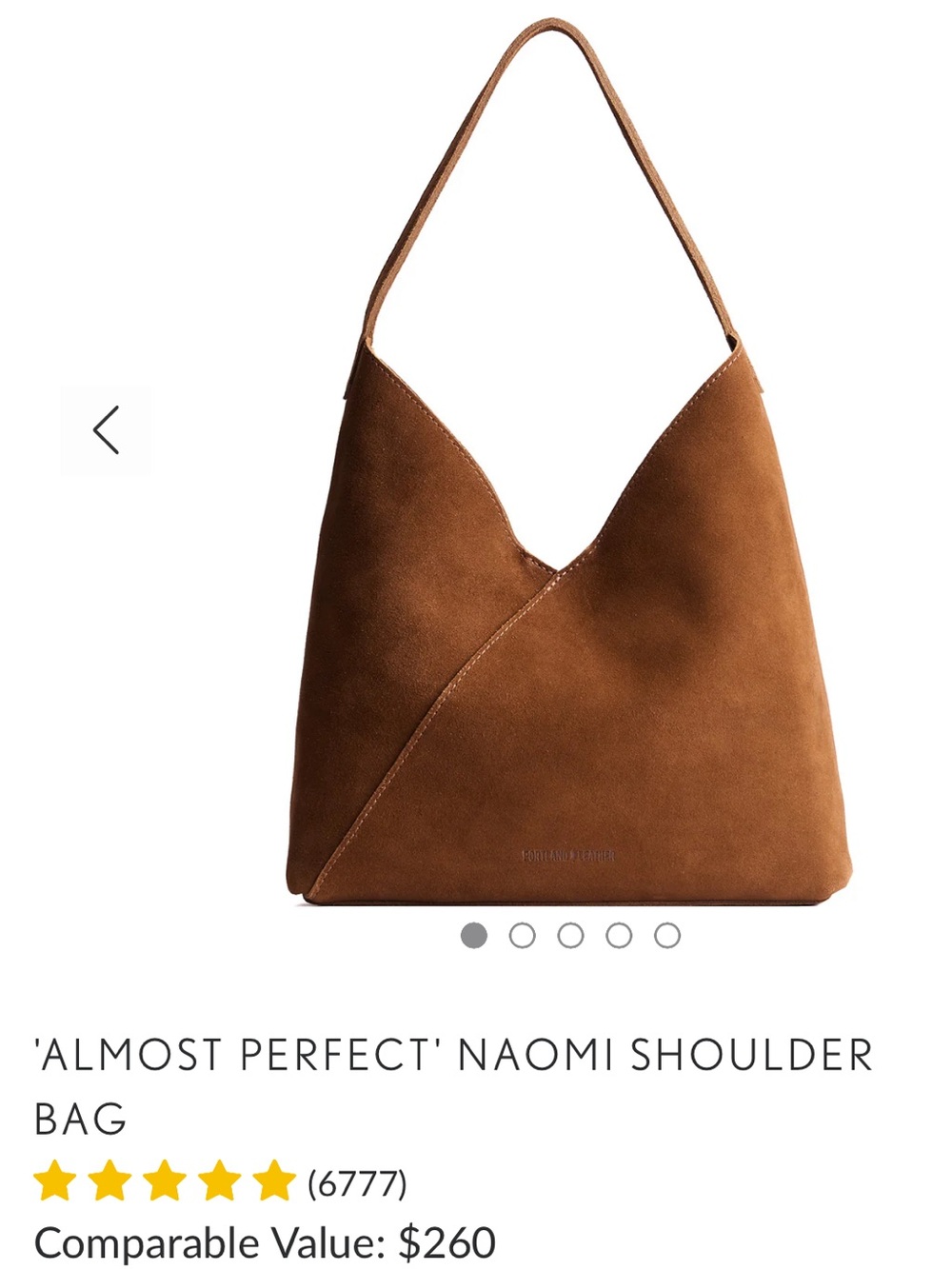 PORTLAND LEATHER COMPANY AP OVERSIZED NAOMI IN LIMITED EDITION DURANGO - Picture 3 of 15